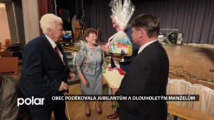 Obec Horní Suchá poděkovala jubilantům a dlouholetým manželům