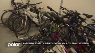 Karvinské ztráty a nálezy evidují kola, mobily i živá zvířata