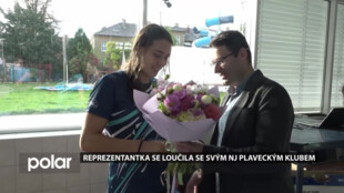 Reprezentantka se loučila se svým novojičínským plaveckým klubem