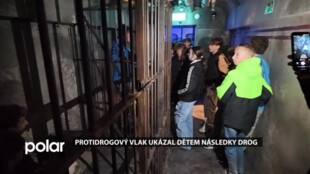 Protidrogový vlak ukázal dětem následky návykových látek
