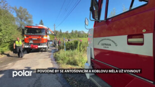 Povodí Odry pracuje na úpravách slabých míst. Mezi prvními jsou Koblov a Antošovice