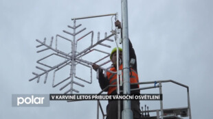 V Karviné letos přibude vánoční osvětlení, přípravy probíhají již nyní