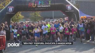 Běh pro v Ostravě podpořil dvojčata s handicapem