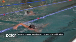 Orlová získala druhé místo v plavecké soutěži měst