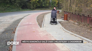 V Jablunkově dokončili další úsek cyklostezky s chodníkem