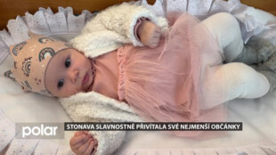 Slavnostní atmosféra, dojatí rodiče a ti nejmenší v hlavní roli. Stonava slavnostně přivítala své nejmladší občánky