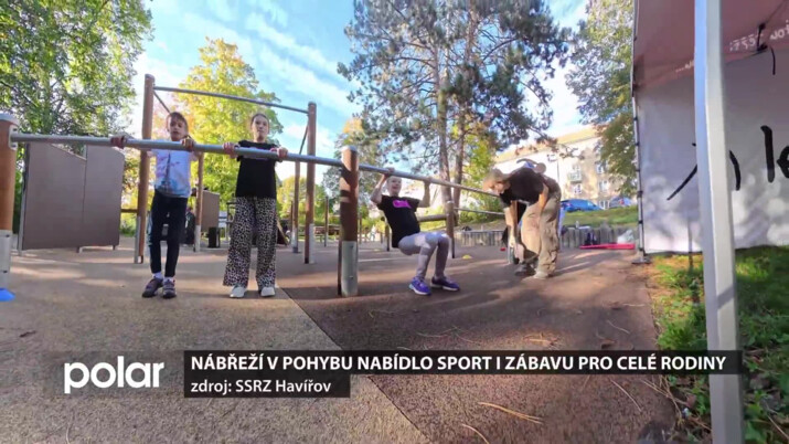 Nábřeží v pohybu nabídlo sport i zábavu pro celé rodiny
