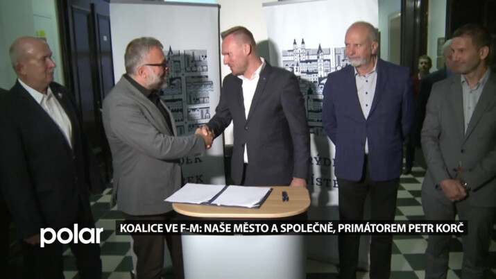 Vedení Frýdku-Místku se ujme dvoukoalice Naše Město F-M a Společně, primátorem Petr Korč