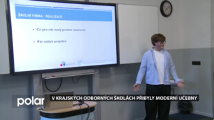 Moderní učebny v krajských středních školách přibývají
