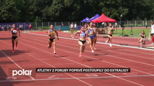 Atletky z Poruby poprvé postoupily do extraligy. Ještě v r. 2023 závodily ve druhé lize