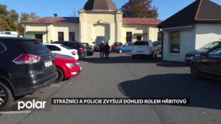 Strážníci a policie zvyšují dohled kolem karvinských hřbitovů