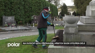 Na Dušičky jsou v Novém Jičíně připraveni, hřbitov bude otevřen déle
