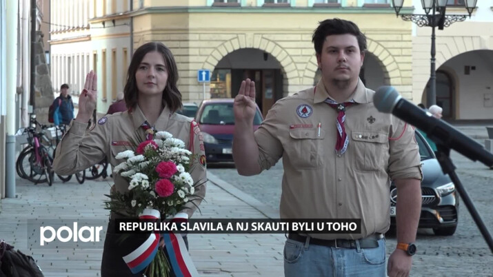 Republika slavila a novojičínští skauti byli u toho