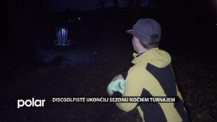 Discgolfisté ukončili sezonu nočním turnajem