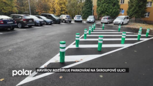 Havířov rozšiřuje parkování na Škroupově ulici