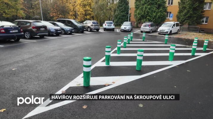 Havířov rozšiřuje parkování na Škroupově ulici