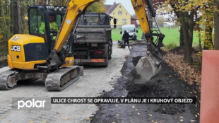 Ulice Chrost se opravuje, v plánu je i kruhový objezd