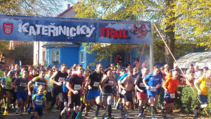 Kateřinický trail absolvovala dokonce sotva dvouletá závodnice