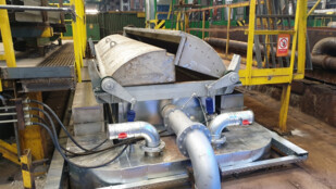 Nová sušicí pec pro zinkovnu ostravské huti sníží spotřebu energie při výrobě svodidel