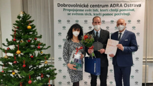 Ocenění „Dobrovolník roku 2021“ získal dobrovolník ADRA  Peter Chvojka