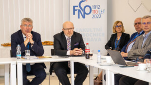 Ministr zdravotnictví navštívil FNO a zúčastnil se jednání Výboru Radiologické společnosti ČLS JEP