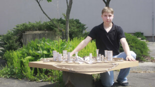 Ostravští studenti se ponořili do hlubin stavební fantazie a vytvořili model plovoucího města