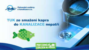 Tuk ze smažení kapra do kanalizace nepatří