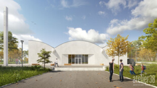 Bílý dům na Černé louce: Bývalý výstavní pavilon G se mění v divadlo