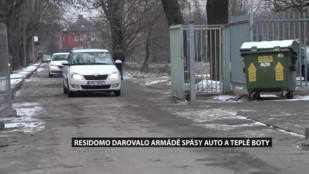 Residomo darovalo Armádě spásy auto a teplé boty