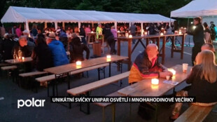 Unikátní svíčky UNIPAR osvětlí i mnohahodinové večírky