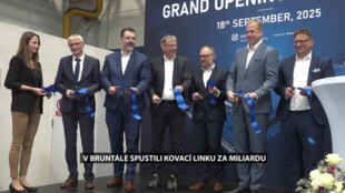 Strojmetal spustil v Bruntálu novou kovací linku za miliardu korun. Jednu z nejmodernějších v Evropě