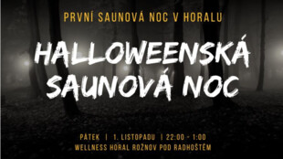 Halloweenská saunová noc