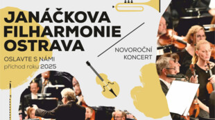 Novoroční koncert Janáčkovy filharmonie Ostrava