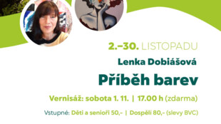 Příběh barev / výstava Lenky Dobiášové