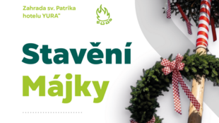 Stavění májky v Čeladné