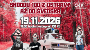 Škodou 100 z Ostravy až do Švédska