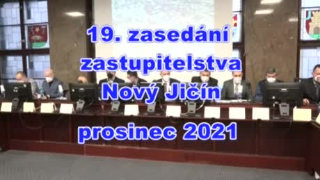 19. zasedání Zastupitelstva města Nový Jičín prosinec 2021