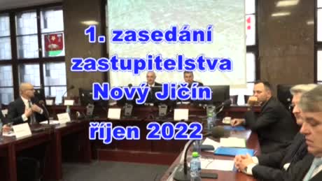 1. zasedání Zastupitelstva města Nový Jičín říjen 2022