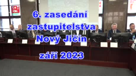 6. zasedání Zastupitelstva města Nový Jičín září 2023