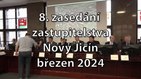 8. zasedání Zastupitelstva města Nový Jičín březen 2024