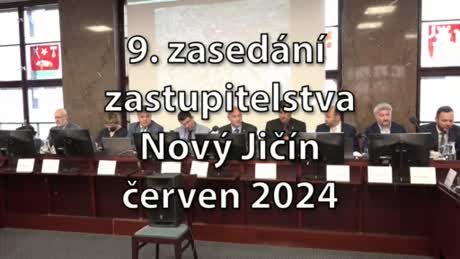 9. zasedání Zastupitelstva města Nový Jičín červen 2024