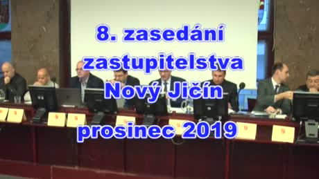 8. zasedání Zastupitelstva města Nový Jičín prosinec 2019