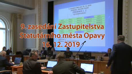 9. zasedání Zastupitelstva Statutárního města Opavy 16. 12. 2019